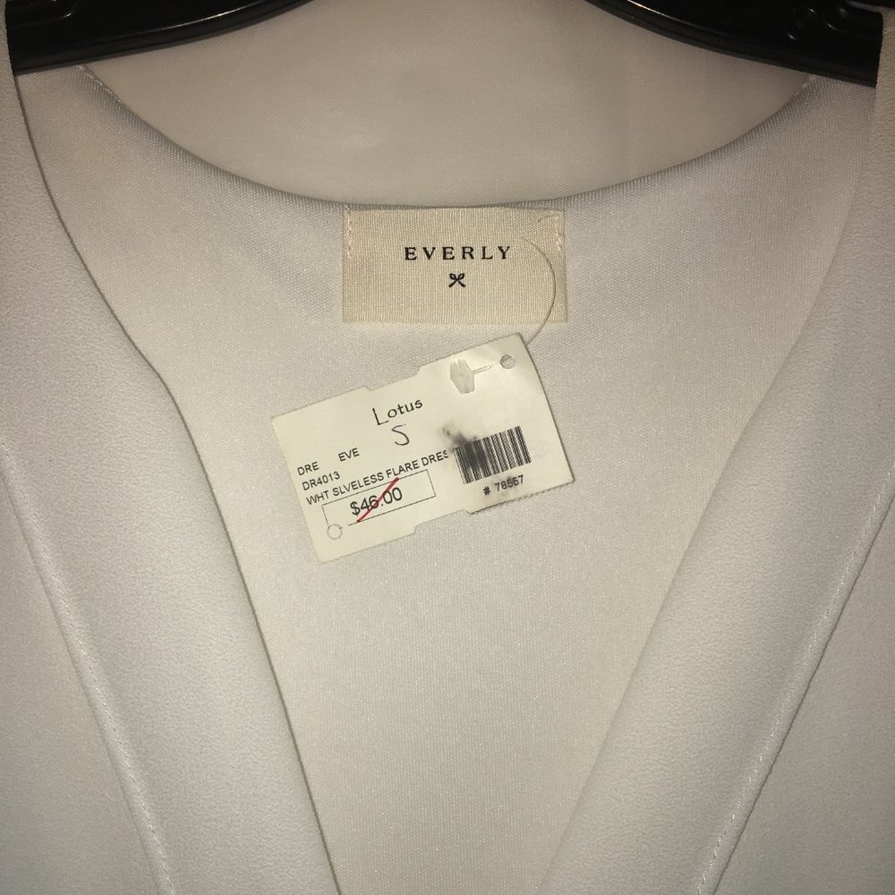 Everly Mini Dress White Size Small - Picture 3 of 7